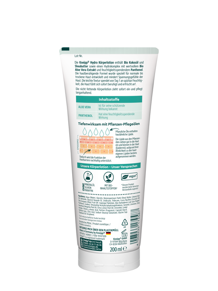 Körperlotion Hydro - Linke Ansicht