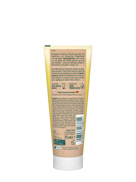 Express-Pflege Sekunden Handcreme - Rückansicht