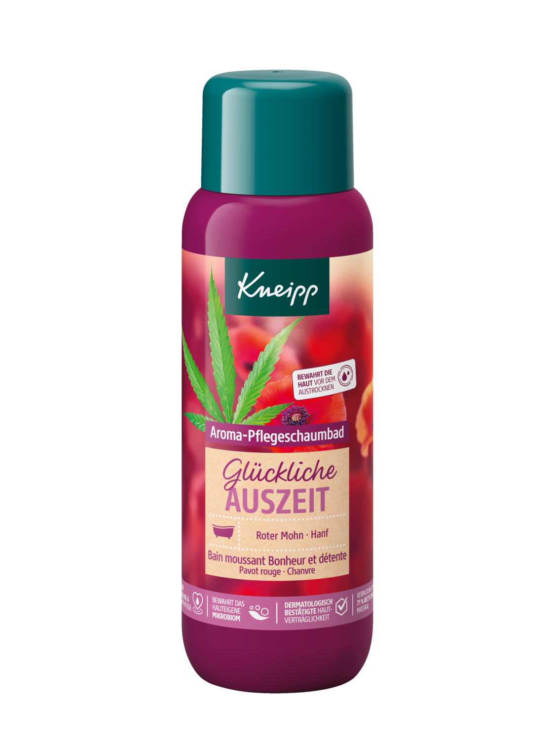 Kneipp Aroma-Pflegeschaumbad Gl&uuml;ckliche Auszeit - Vorderansicht