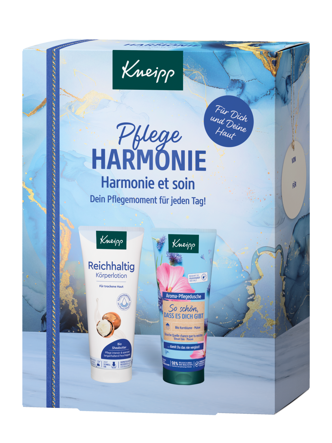 Geschenkset Pflegeharmonie - Vorderansicht