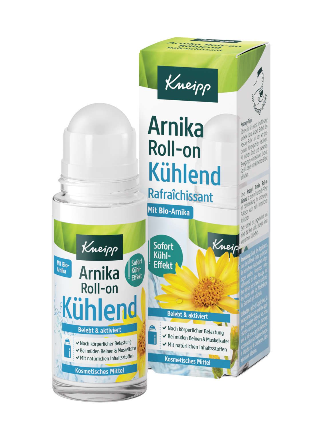Kneipp Arnika Roll-On K&uuml;hlend 50ml - Vorderansicht