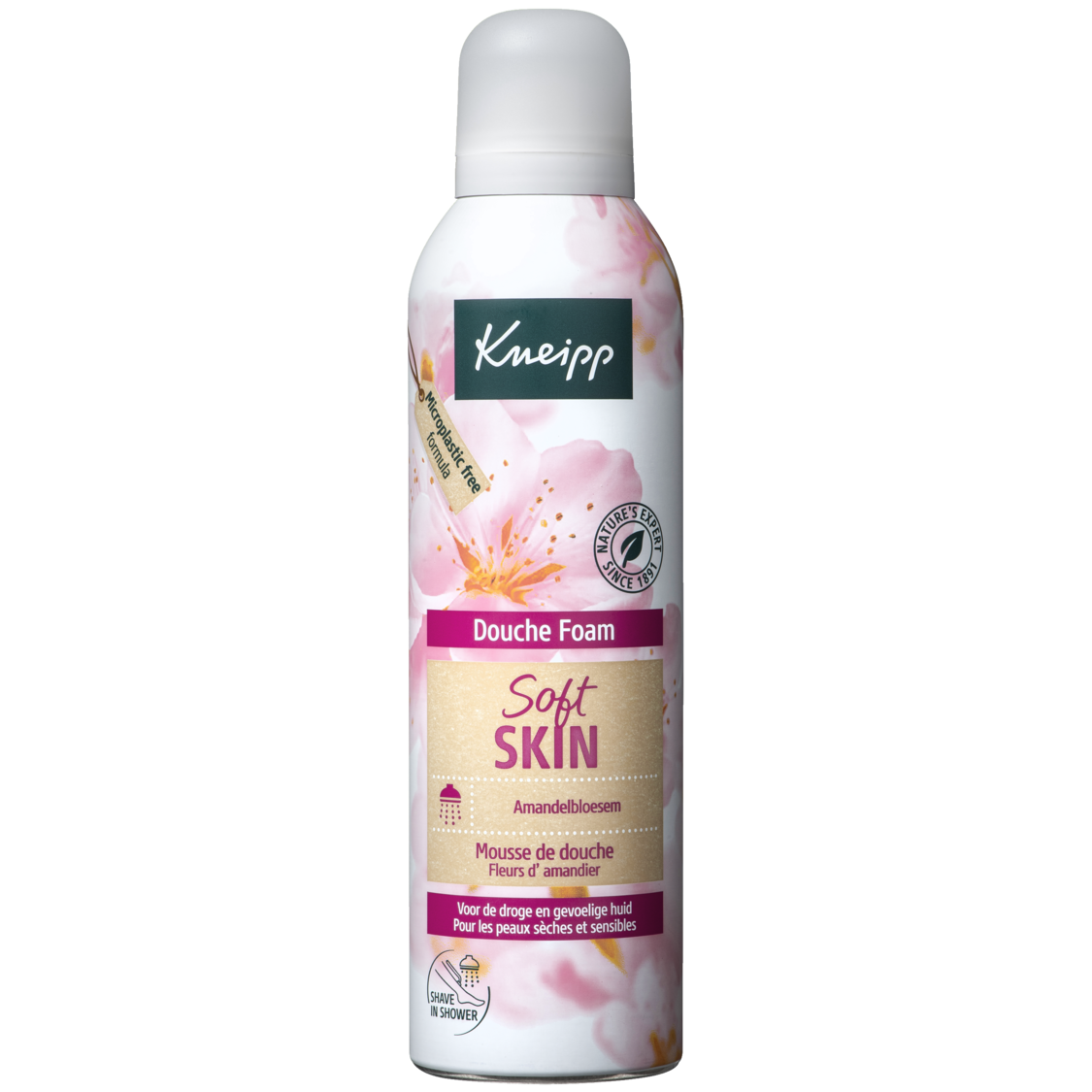 Schaum-Dusche Soft Skin - Vorderansicht