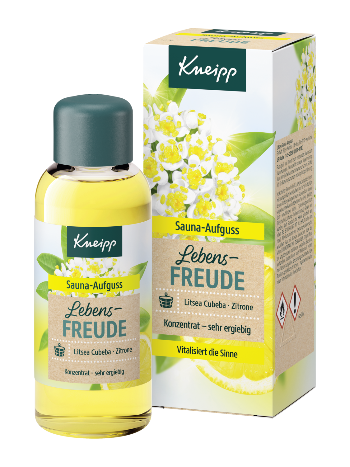 Sauna-Aufguss Lebensfreude - Vorderansicht