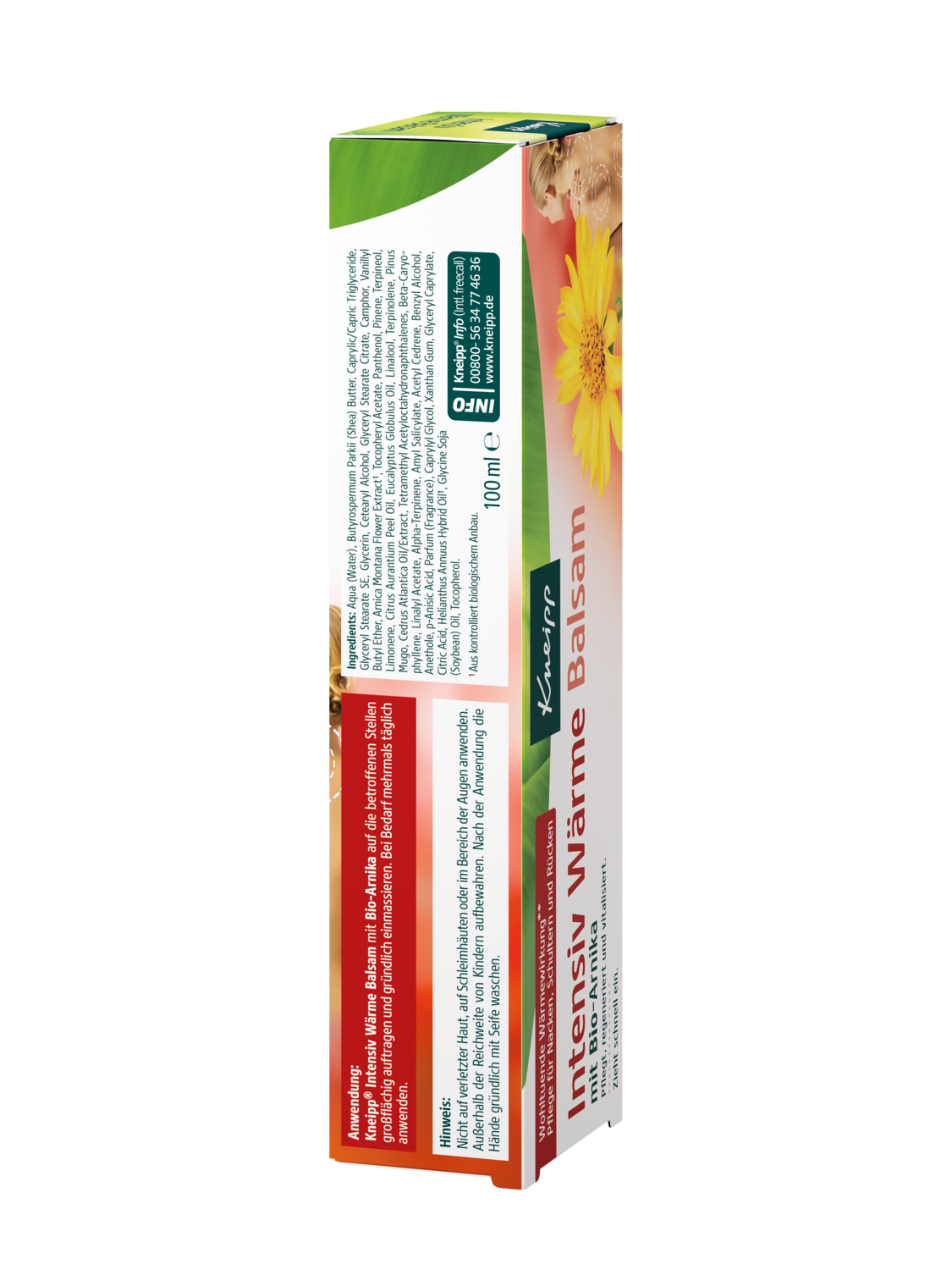 W&auml;rmebalsam mit Arnika - Linke Ansicht