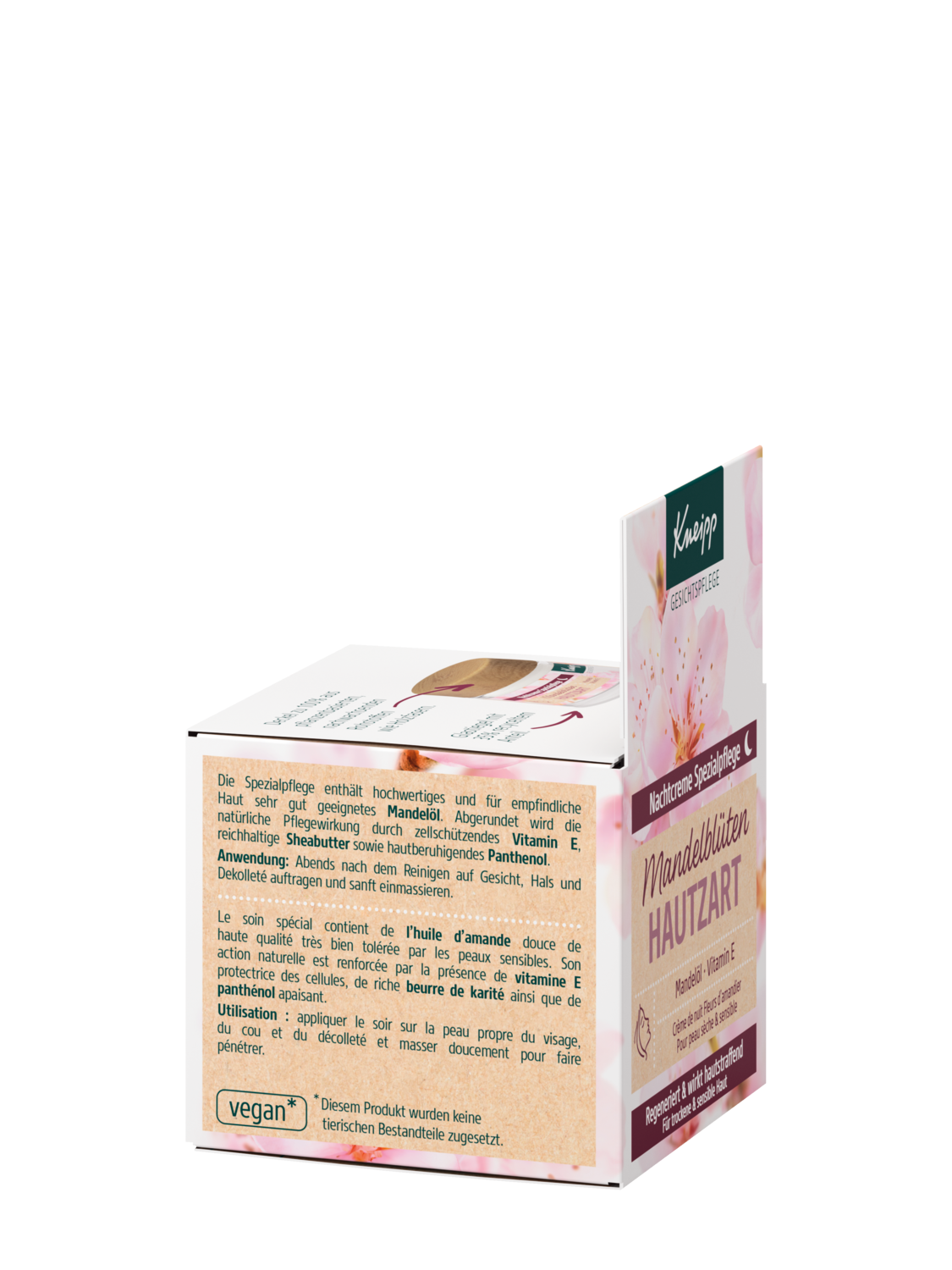 Kneipp Nachtcreme Mandelblueten Hautzart 50ml - Rechte Ansicht