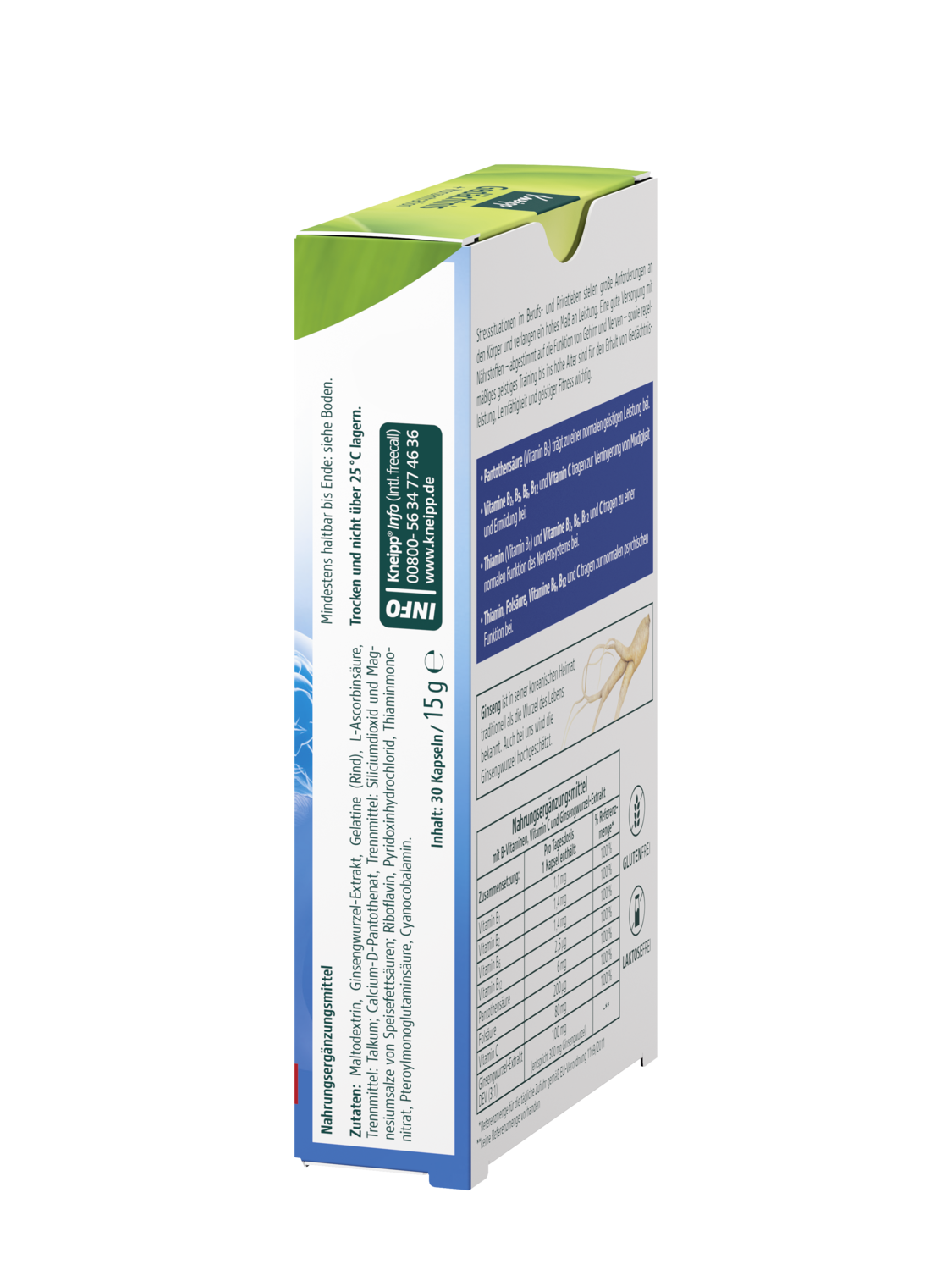 Ged&auml;chtnis + Konzentration - Linke Ansicht