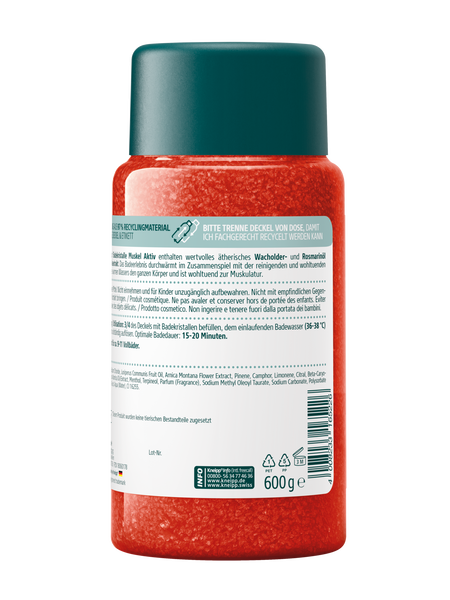 Badekristalle Muskel Aktiv - Rückansicht
