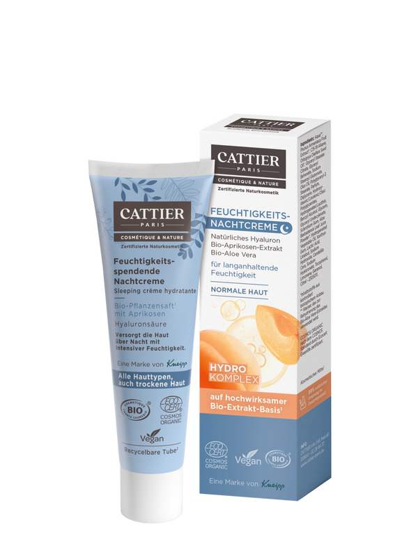 Cattier Feuchtigkeits-Nachtcreme