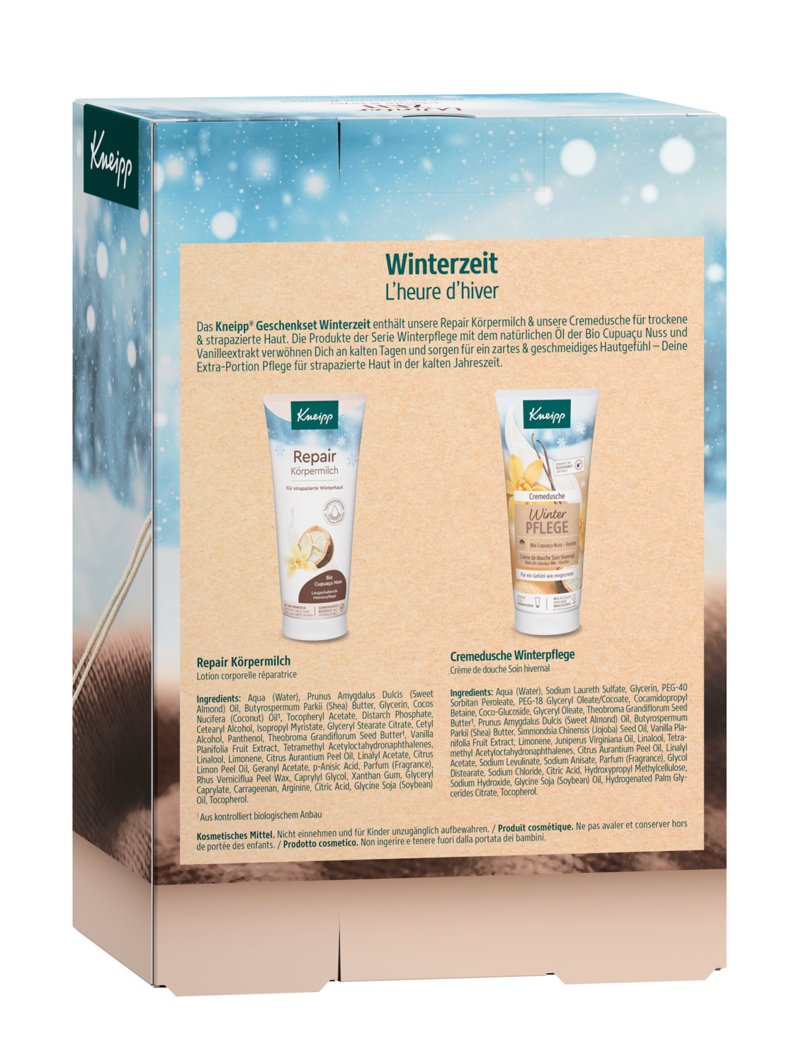 Kneipp Geschenkset Winterzeit - R&uuml;ckansicht