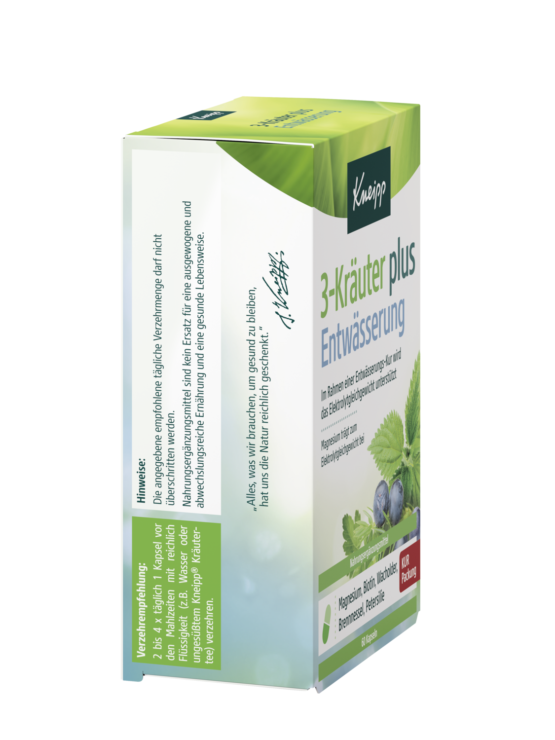 3-Kr&auml;uter plus Entw&auml;sserung - Rechte Ansicht