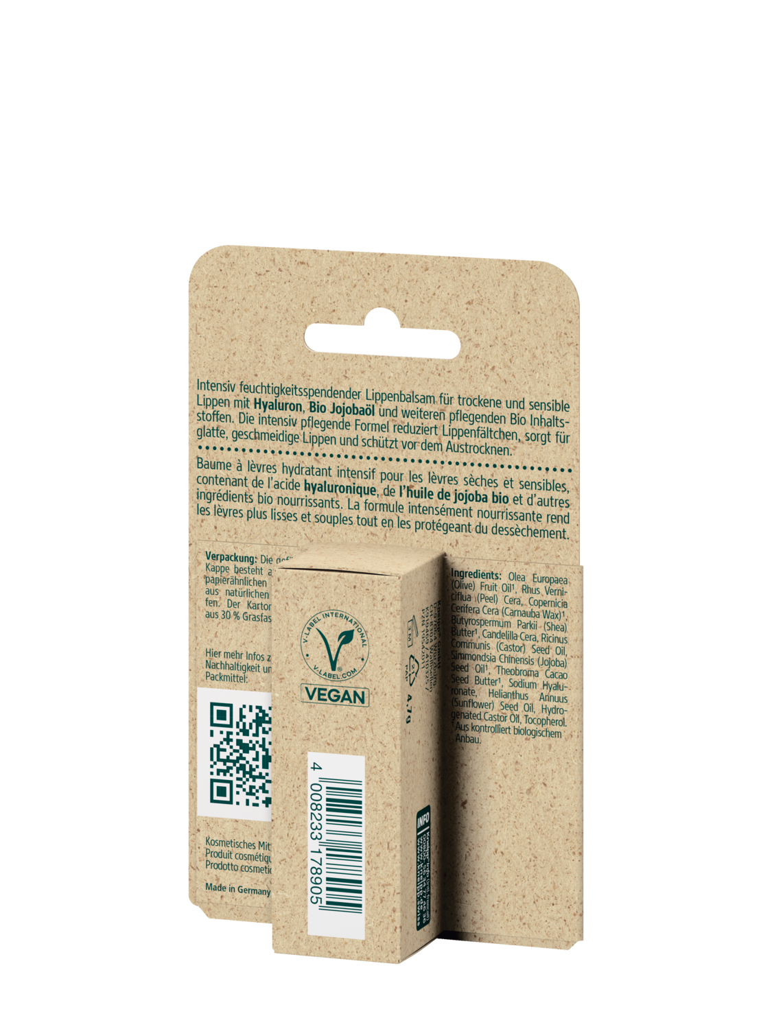 Kneipp Lippenpflege Hyaluron - R&uuml;ckansicht