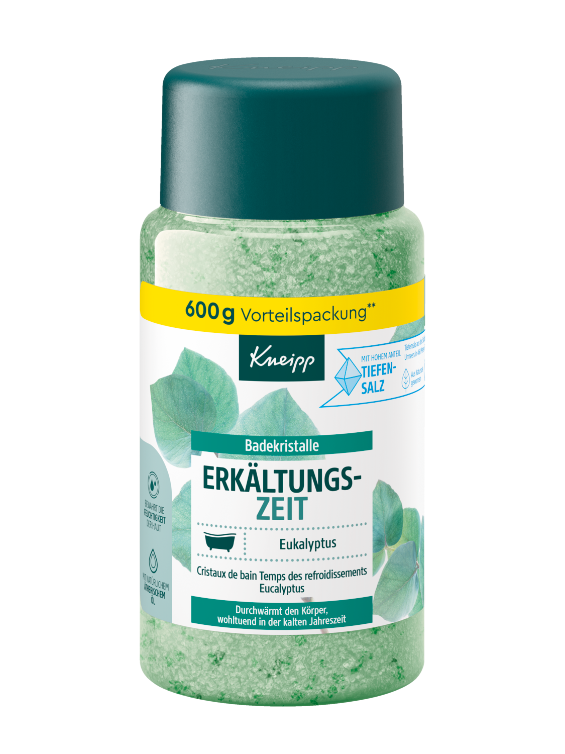 Badekristalle Erk&auml;ltungszeit - Vorderansicht