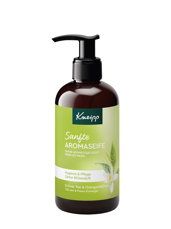 Sanfte Aromaseife Gr&uuml;ner Tee & Orangenbl&uuml;te