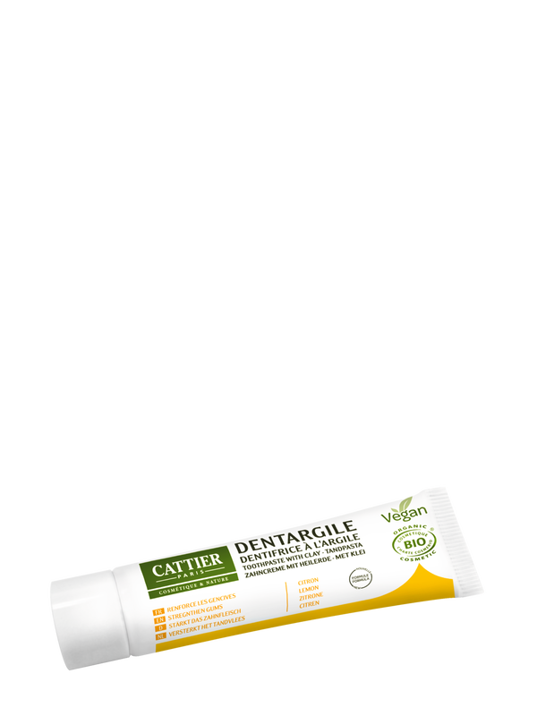 Cattier Mini Zahncreme mit Heilerde Zitrone