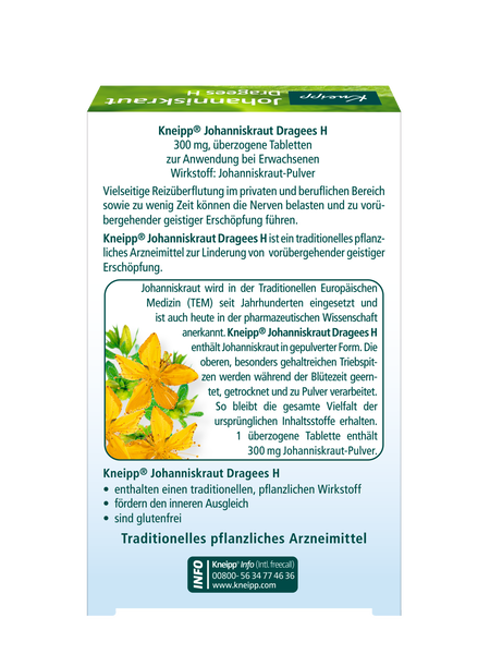Kneipp Johanniskraut Dragees H | Kneipp