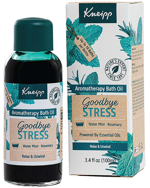 Goodbye Stress Rosemary & Water Mint Aromatherapy Bath Oil