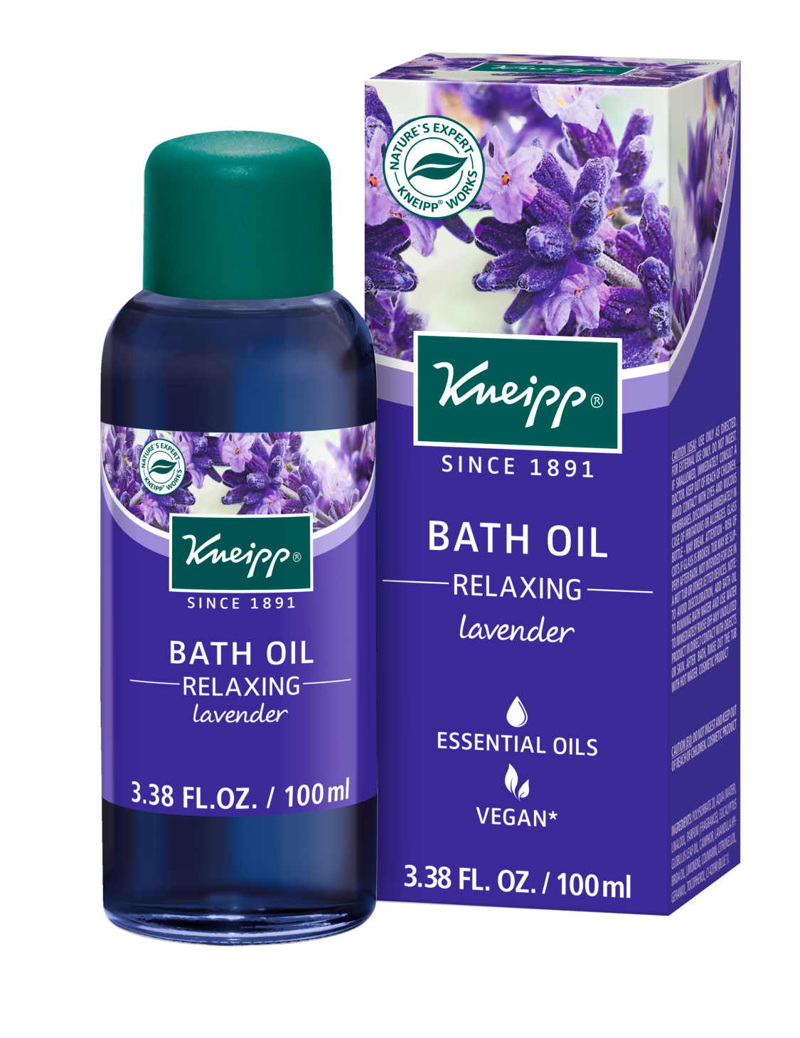 Lavender Herbal Bath Oil For Relaxing | Kneipp