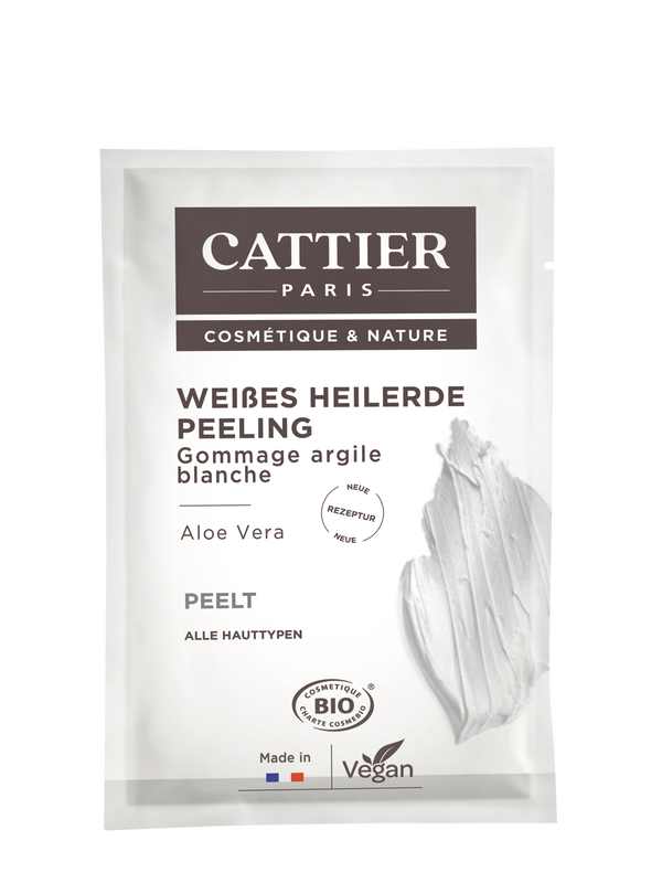 Cattier Weiße Heilerde Peeling für alle Hauttypen  - Einmalanwendung