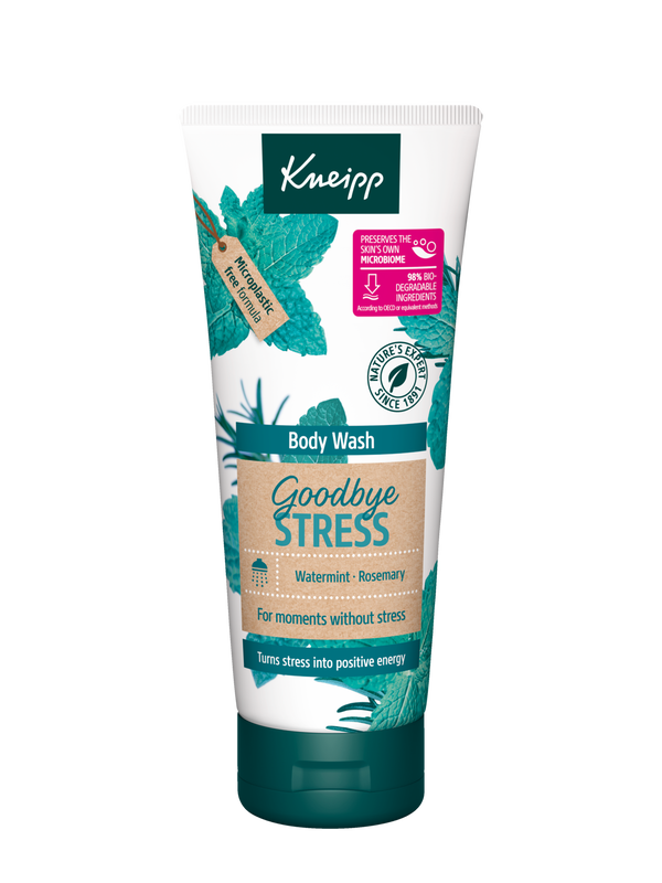 Pielęgnujący żel pod prysznic Goodbye Stress Rozmaryn i Mięta