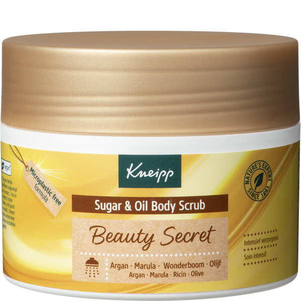 Gommage corps sucre et huile Beauty Secret