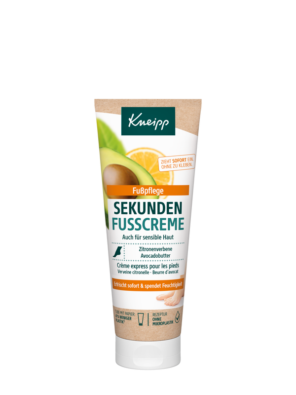 Sekunden Fußcreme