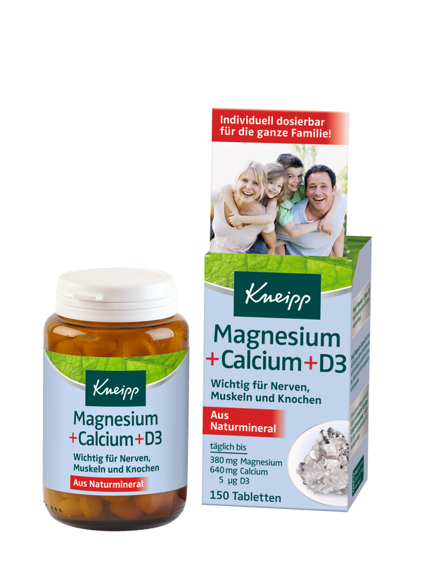 Magnesium + Calcium + D3 Tabletten