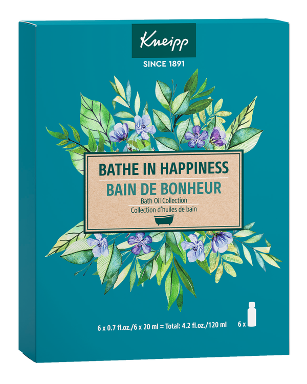 Bathe in Happiness 6-Piece Bath Oil Set