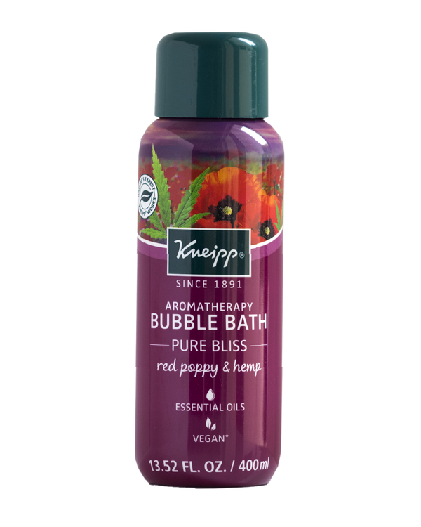 Pure Bliss Red Poppy & Hemp Bubble Bath