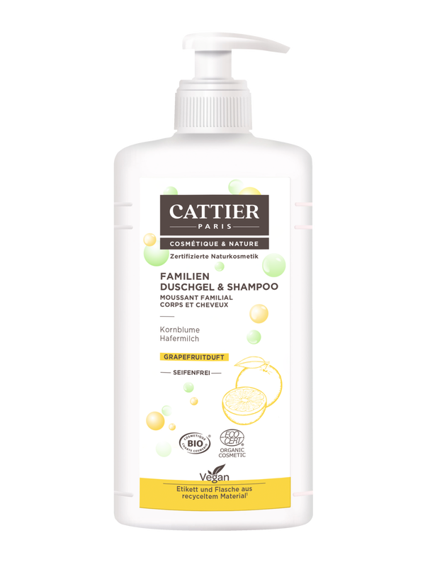 Cattier Familien Duschgel & Shampoo Grapefruit