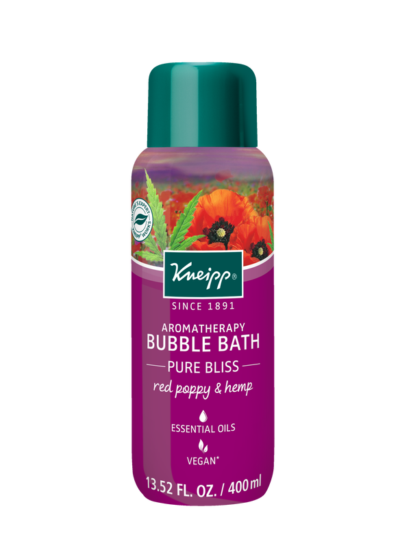 Pure Bliss Red Poppy & Hemp Bubble Bath