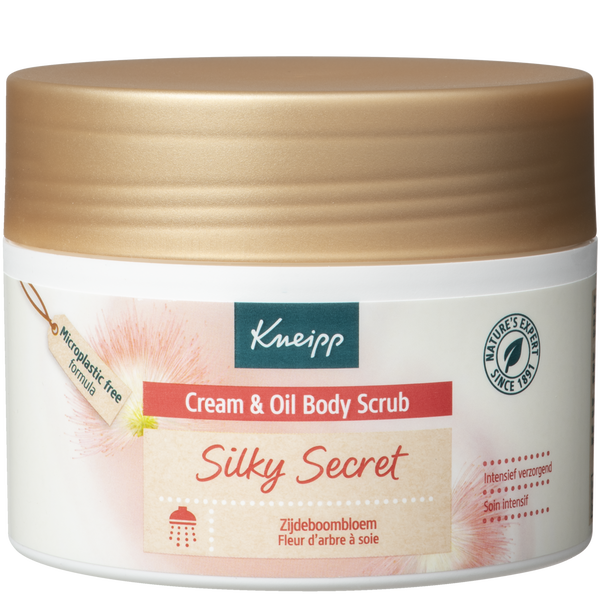 Gommage corps crème & huile Silky Secret