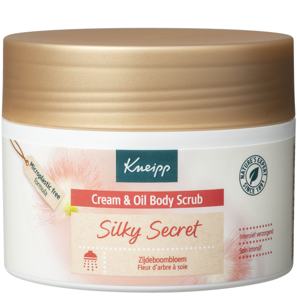 Cream & Oil Body Scrub Silky Secret