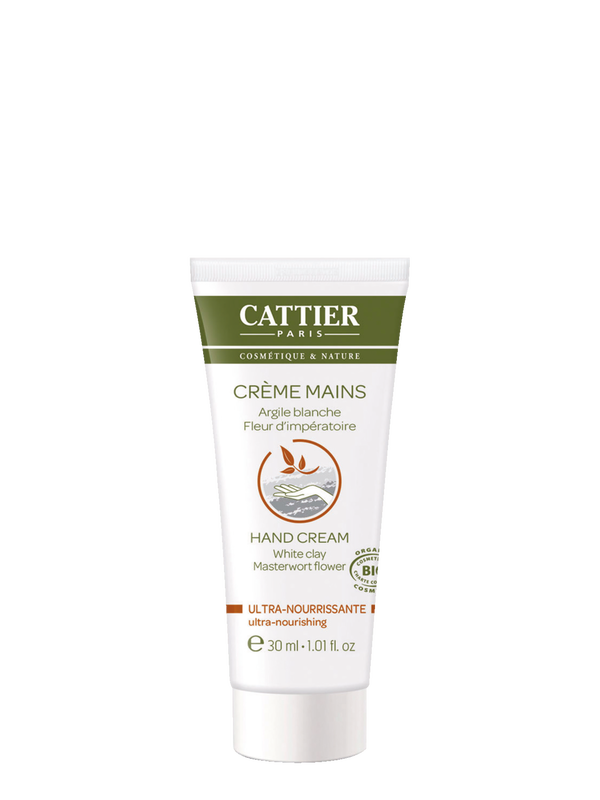 Cattier Mini Handcreme Heilerde - Reichhaltige Aufbaupflege