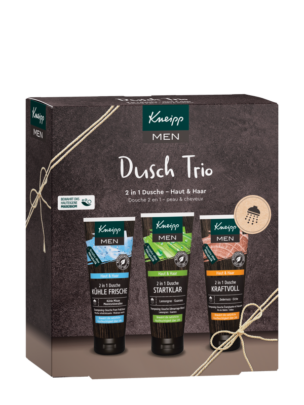 Coffret Cadeau Trio de douches MEN