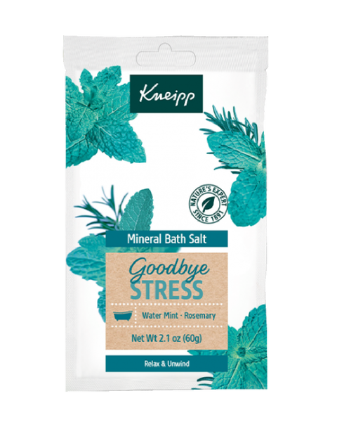 Goodbye Stress Rosemary & Water Mint Aromatherapy Mineral Bath Salt Mini
