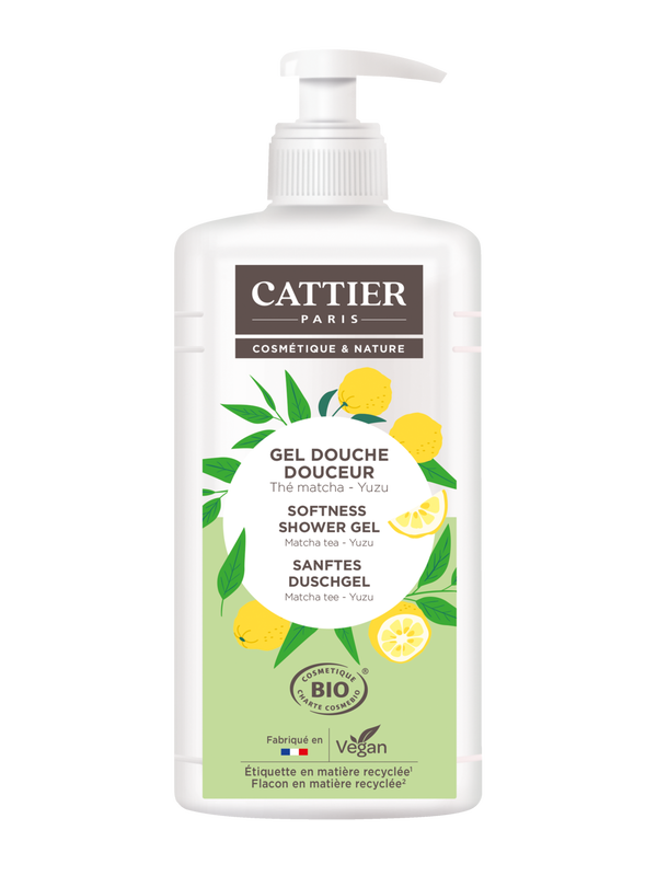 Cattier Duschgel sanft - Matcha Tee & Yuzu