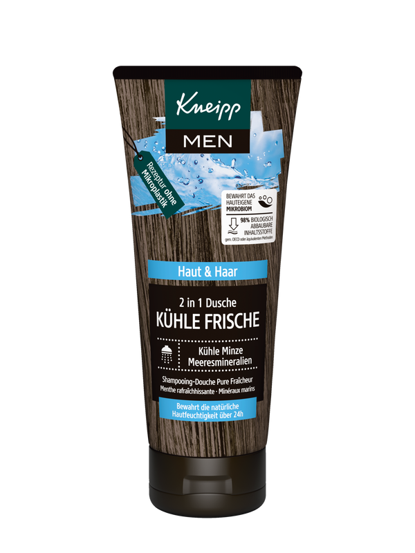 2 in 1 Dusche Kühle Frische