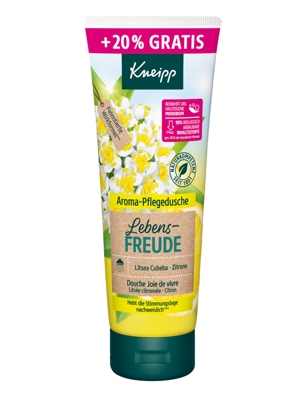 Aroma-Pflegedusche Lebensfreude + 20 % gratis