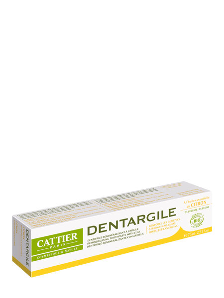 Cattier Zahncreme mit Heilerde Bio-Zitronenöl