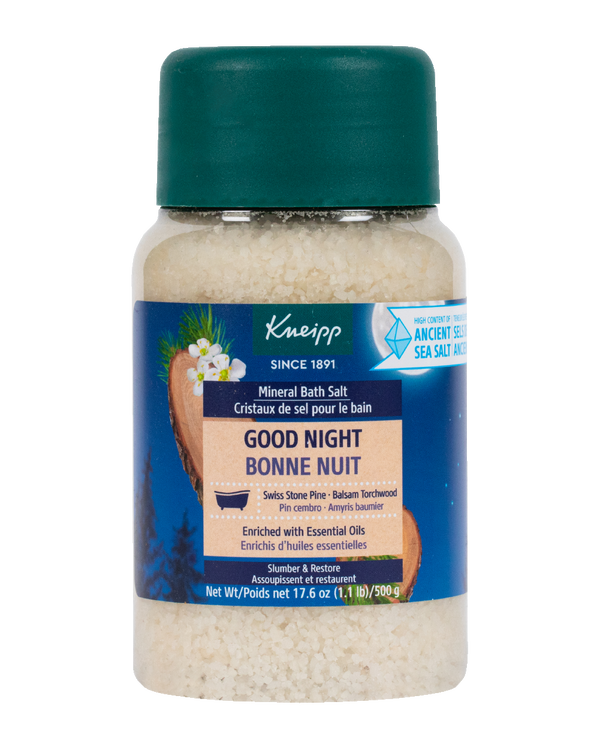 Good Night Swiss Stone Pine & Balsam Torchwood Mineral Bath Salt 