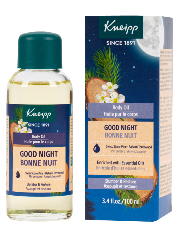 Good Night Swiss Stone Pine & Balsam Torchwood Body Oil 