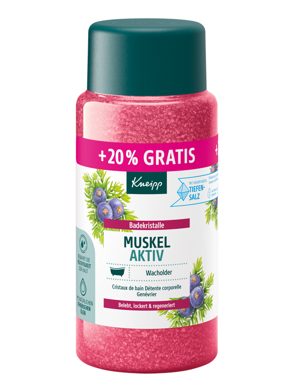 Badekristalle Muskel Aktiv + 20% gratis