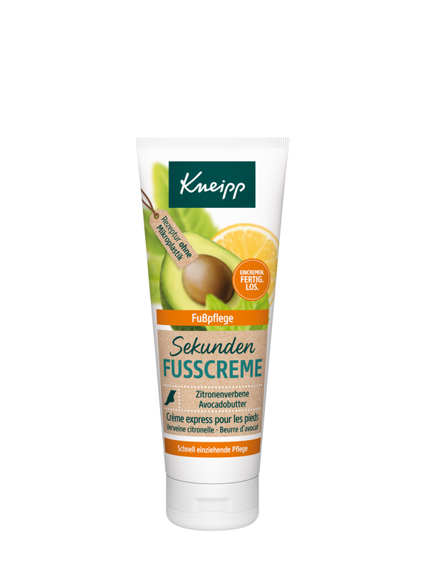 Sekunden Fußcreme