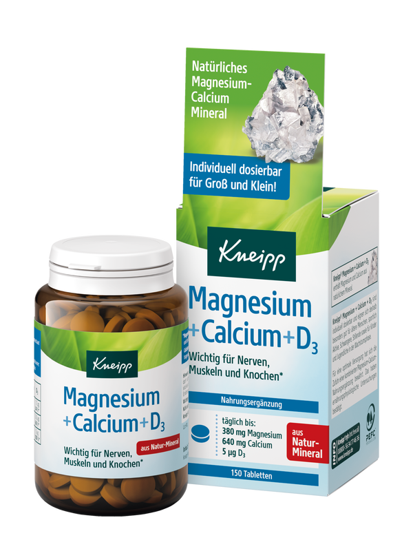 Magnesium + Calcium + D3 Tabletten