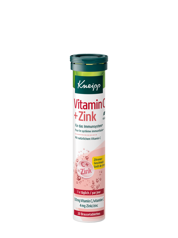 Vitamine C + Zinc Comprimés effervescents