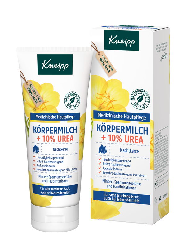 Körpermilch Nachtkerze mit 10% Urea