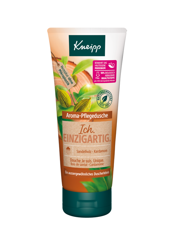 Aroma-Pflegedusche Ich.Einzigartig.