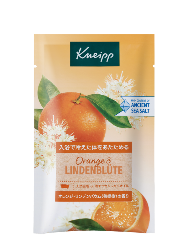 クナイプ バスソルト オレンジ・リンデンバウム<菩提樹>の香り 50g