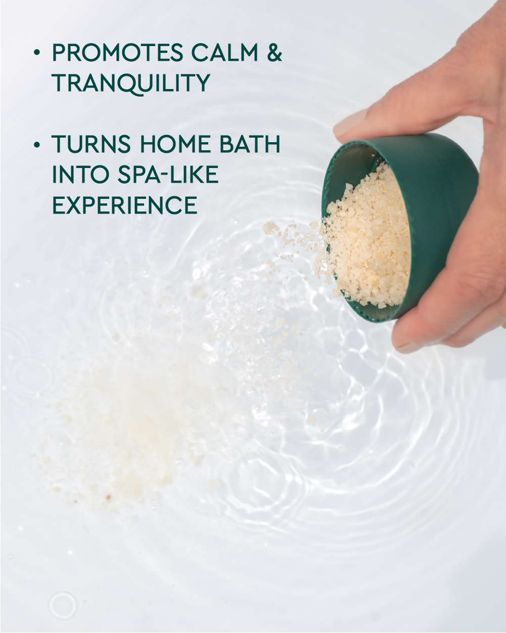 Relaxing Lavender Mineral Bath Salt Mini - Left view