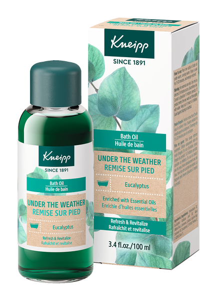 Refreshing Eucalyptus Bath Oil - Front view